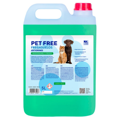 PET FREE FREGASUELOS ANTIORINAS BIODEGRADABLE 5L