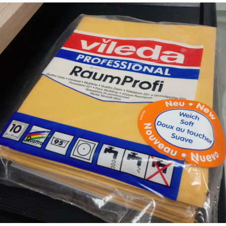 GAMUZA MULTILIMP AMARILLO 10 ud